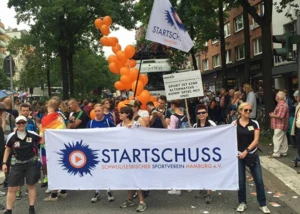 Startschuss, © Schwul/Lesbischer Sportverein Hamburg e. V.