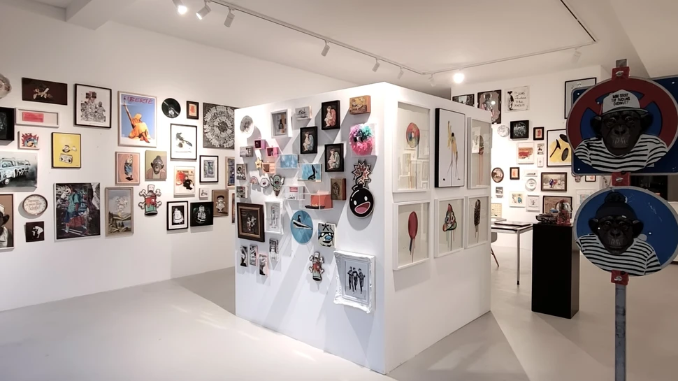 Das Bild zeigt einen Ausschnitt der Urban Art Edition Ausstellung