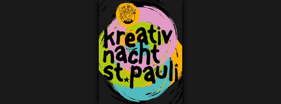Das bunte Logo der Kreativnacht St. Pauli 2026