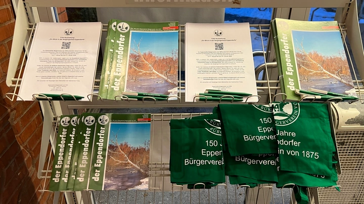 Galerie-Bild 3: Die Mitgliederzeitschrift "Der Eppendorfer" und Infomaterial vom Eppendorfer Bürgerverein