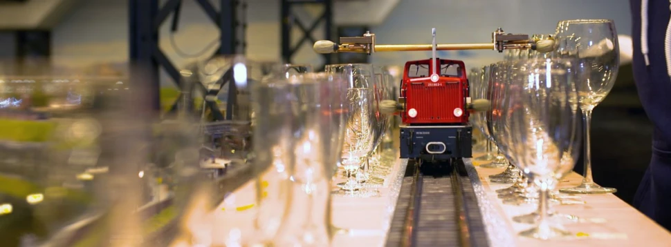 Miniatur Wunderland Zug auf Weltrekord-Fahrt, © Miniatur Wunderland