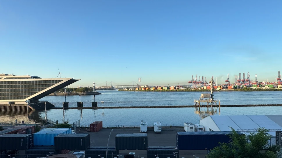 Ausblick auf die Elbe vom Elbberg