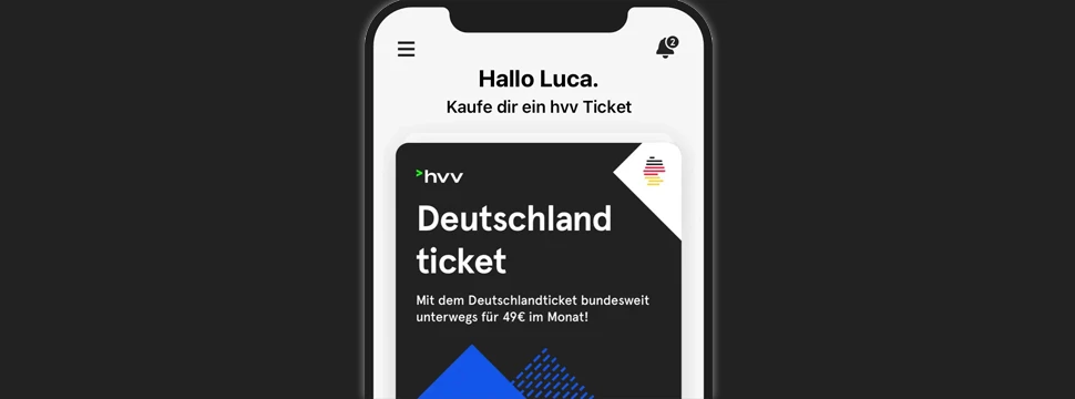 Deutschlandticket, © hvv