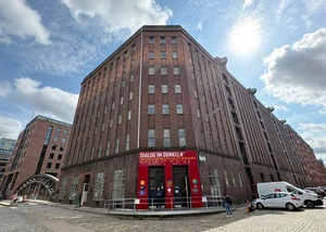 Außenansicht des Gebäudes in der Hamburger Speicherstadt