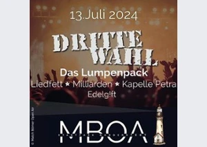Dritte Wahl + Das Lumpenpack/Support: Liedfett, Milliarden u.a.