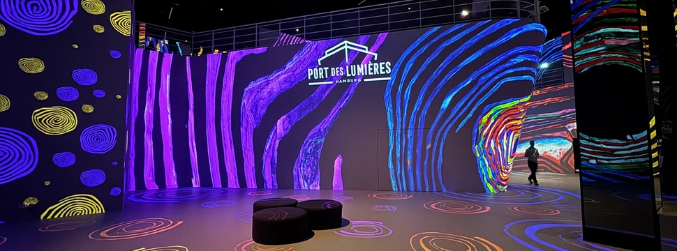 Immersive Ausstellung von Port des Lumiéres im Westfield