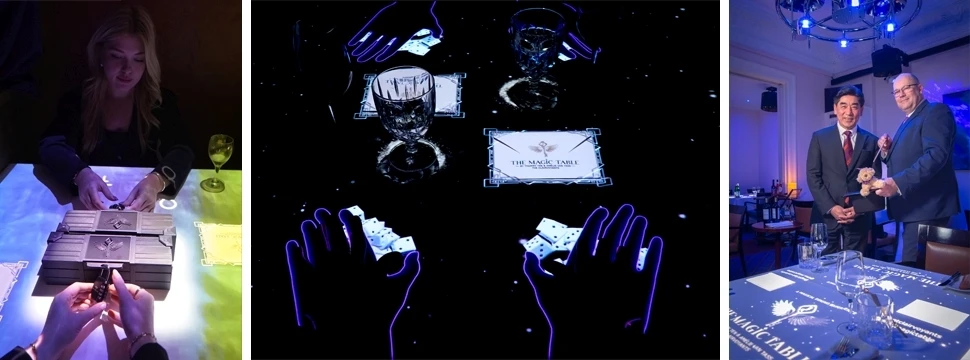 The Magic Table ist ein kulinarisches 3D-Event im Grand Elysée Hamburg