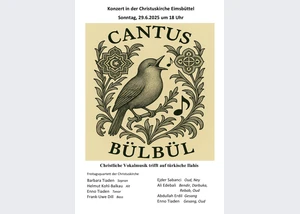 Flyer Cantus Bülbül ilahi Konzert