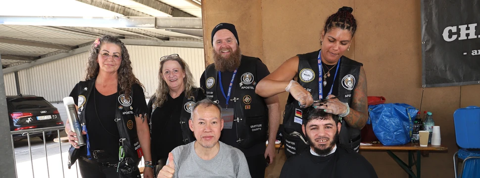 Die Barber Angels sorgten für frischen Look bei den Gästen