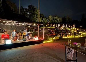 Konzertbühne beim ParkFunkeln im Stadtpark Norderstedt