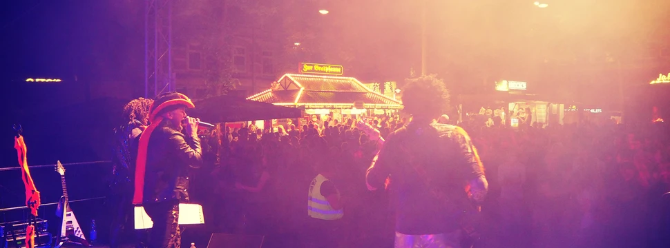 Auf der Bühne des Stadtfest St. Georg