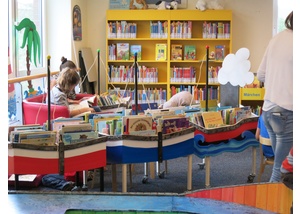 Der Kinderbereich in der Bücherhalle Neuallermöhe