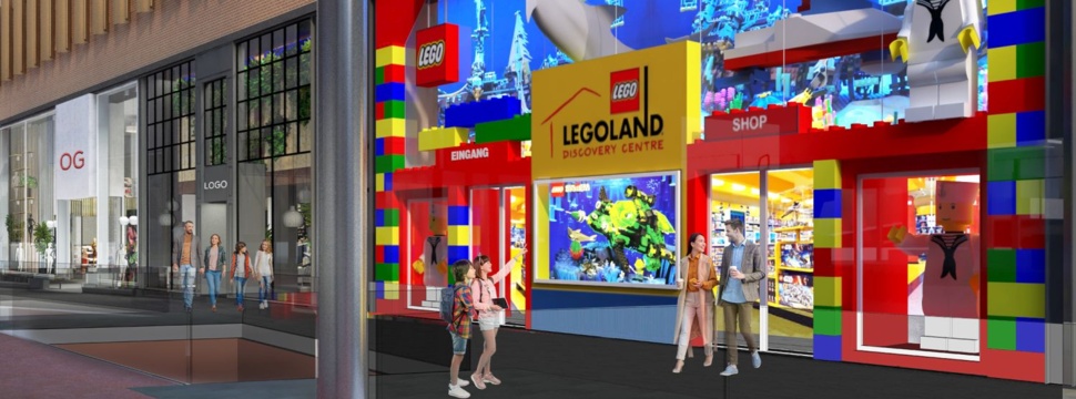 So soll der Eingang zum Legoland im Überseequartier aussehen, © Unibail-Rodamco-Westfield 