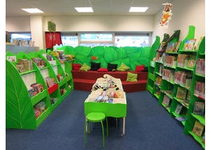Der Kinderbereich in der Bücherhalle Osdorfer Born