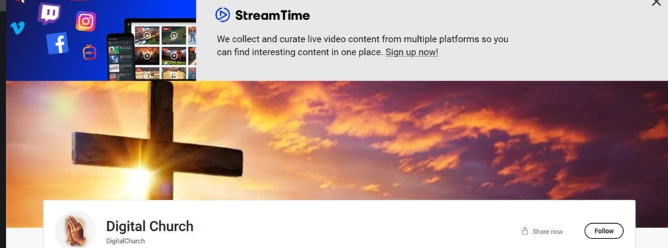 Stream Time Gottesdienste, © Stream Time