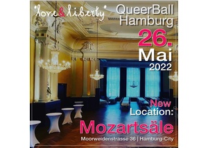 Flyer QueerBall Hamburg Mozartsäle 26.Mai